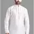 Mens designer wear pattern stitched open kurta with attached jacket without button men-kurtas