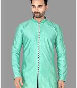 Mens lupi styled stitched pattern kurta    men-kurtas