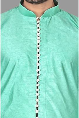 Mens lupi styled stitched pattern kurta    men-kurtas 2