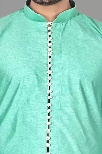 Mens lupi styled stitched pattern kurta    men-kurtas
