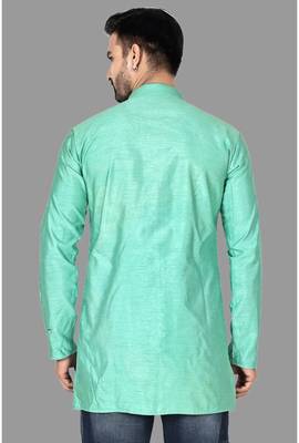 Mens lupi styled stitched pattern kurta    men-kurtas 5