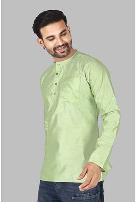 Mens stylish stitched short kurta  men-kurtas 3