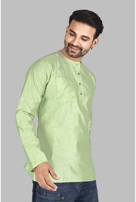 Mens stylish stitched short kurta  men-kurtas 4
