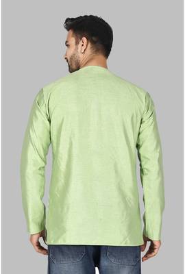 Mens stylish stitched short kurta  men-kurtas 5