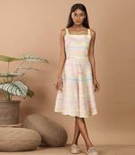 Beige the spaghetti dress