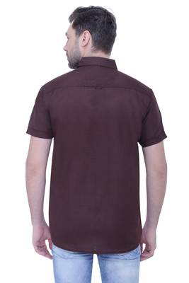 Men's linen blend casual shirt | half sleeves shirt for men 2