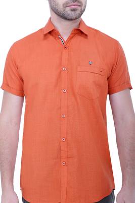 Men's linen blend casual shirt | half sleeves shirt for men 4