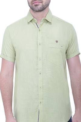 Men's linen blend casual shirt | half sleeves shirt for men 4