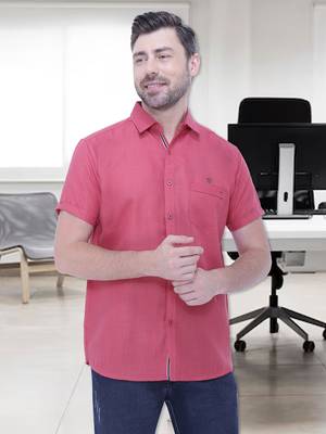 Men's linen blend casual shirt | half sleeves shirt for men 1