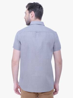 Men's linen blend casual shirt | half sleeves shirt for men 2
