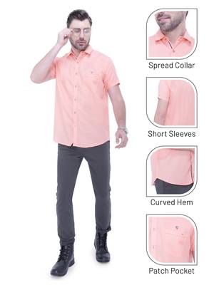 Men's linen blend casual shirt | half sleeves shirt for men 4