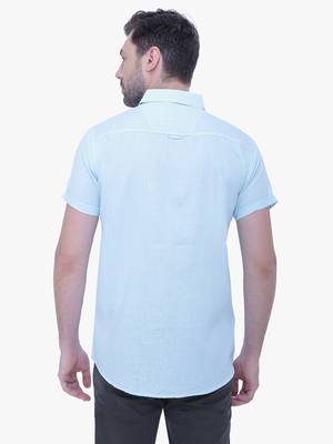 Men's linen blend casual shirt | half sleeves shirt for men 2
