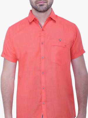 Men's linen blend casual shirt | half sleeves shirt for men 4