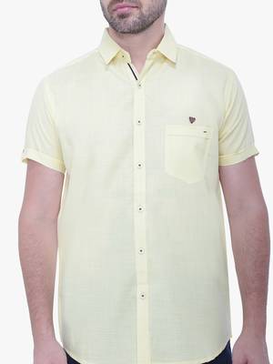 Men's linen blend casual shirt | half sleeves shirt for men 4
