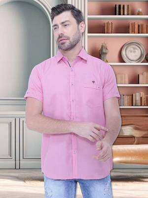 Men's linen blend casual shirt | half sleeves shirt for men 1