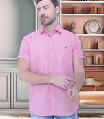 Men's linen blend casual shirt | half sleeves shirt for men