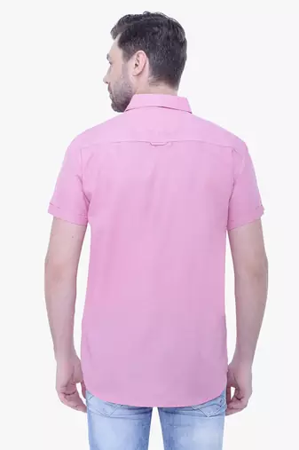 Men's linen blend casual shirt | half sleeves shirt for men