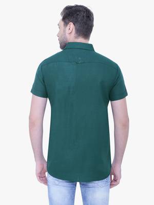 Men's linen blend casual shirt | half sleeves shirt for men 2