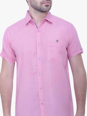 Men's linen blend casual shirt | half sleeves shirt for men 4