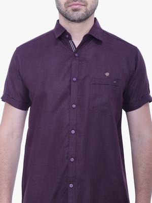 Men's linen blend casual shirt | half sleeves shirt for men 4