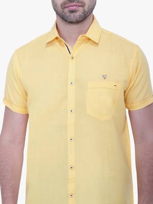 Men's linen blend casual shirt | half sleeves shirt for men 4