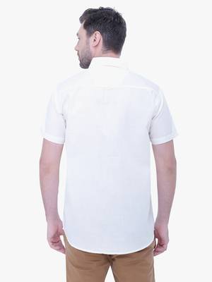 Men's linen blend casual shirt | half sleeves shirt for men 2