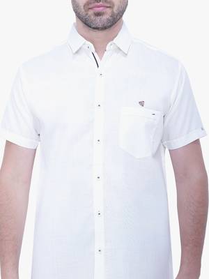 Men's linen blend casual shirt | half sleeves shirt for men 4
