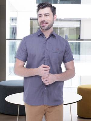 Men's linen blend casual shirt | half sleeves shirt for men 1