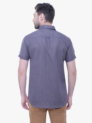 Men's linen blend casual shirt | half sleeves shirt for men 2
