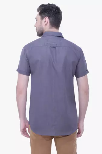 Men's linen blend casual shirt | half sleeves shirt for men