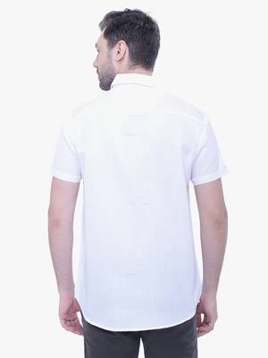 Men's linen blend casual shirt | half sleeves shirt for men 2