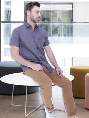 Men's linen blend casual shirt | half sleeves shirt for men 3