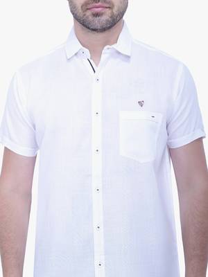 Men's linen blend casual shirt | half sleeves shirt for men 4