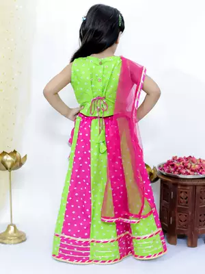 Chanda bandhani lehenga choli 2