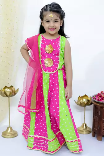 Chanda bandhani lehenga choli