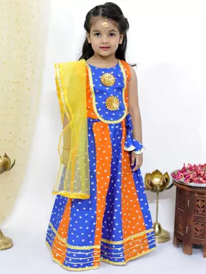 Chanda bandhani lehenga choli 1