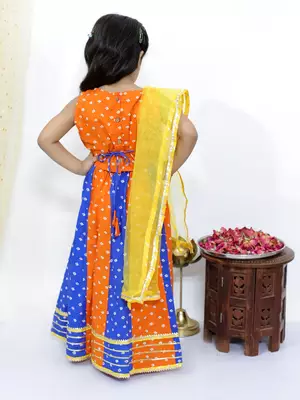 Chanda bandhani lehenga choli 2