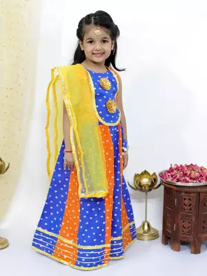 Chanda bandhani lehenga choli 3
