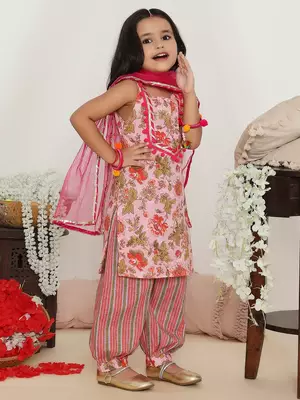 Gulabo kurti with afghani pants 2