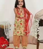 Gulabo kurti with afghani pants