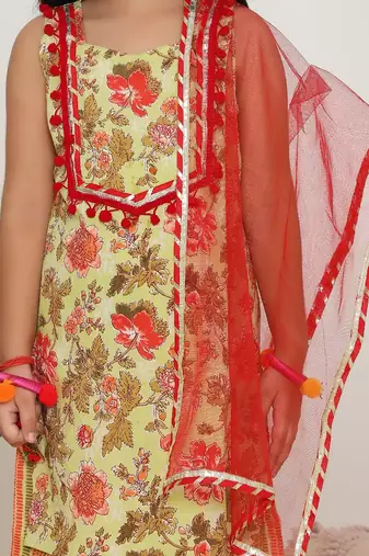 Gulabo kurti with afghani pants