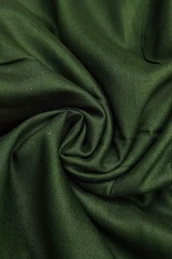 Kimisha green cotton silk hand work unstitched dress material