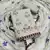 Kimisha grey chanderi embroidered unstitched dress material