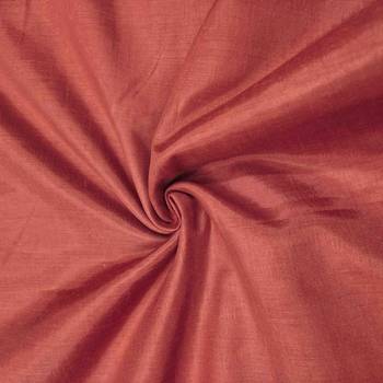 Kimisha peach cotton silk hand work unstitched dress material 4