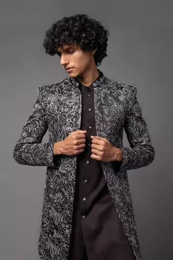 Melony brown achkan set