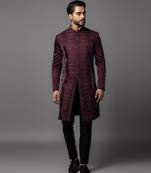 Pandane wine achkan set