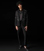 Black raina tuxedo set