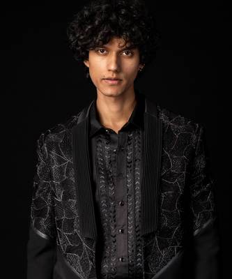 Black raina tuxedo set 2