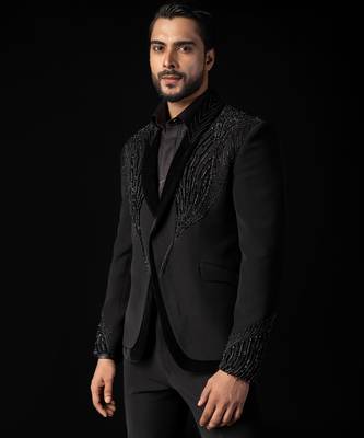 Black bird tuxedo set 4