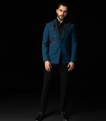 Teal zeal tuxedo set